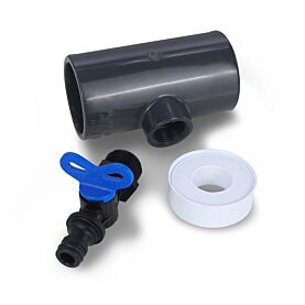 PVC Fitting Entleerungsset 50 mm für Verrohrung