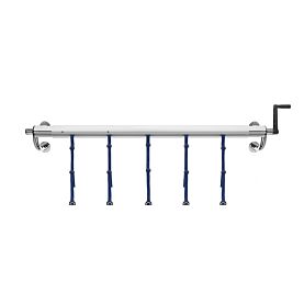 Aufrollvorrichtung Ocean Wandmontage für Beckenbreite bis 570 cm für Solarabdeckplane