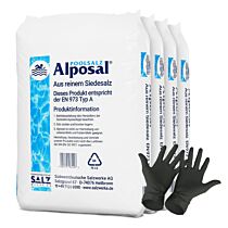 Alposal Poolsalz 100 kg, Schwimmbadsalz, Chlorinator geeignet, Salzelektrolyse, Siedesalz