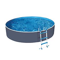 Splash Pool Komplettset Ø 355 x 90 cm grau