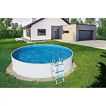 Splash Pool Komplettset Ø 400 x 90 cm weiß