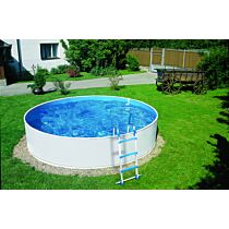 Splash Pool Einzelbecken Ø 460 x 90 cm weiß