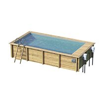 Holzpool Weva 600 x 300 x 146 cm KomplettSet