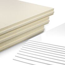 Stahlwandpool EDITION GRAU Rundpool rund 500 x 120 cm sand