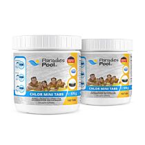 Paradies Pool Mini Chlortabletten 3,6 g für Pool, 2x 576 g